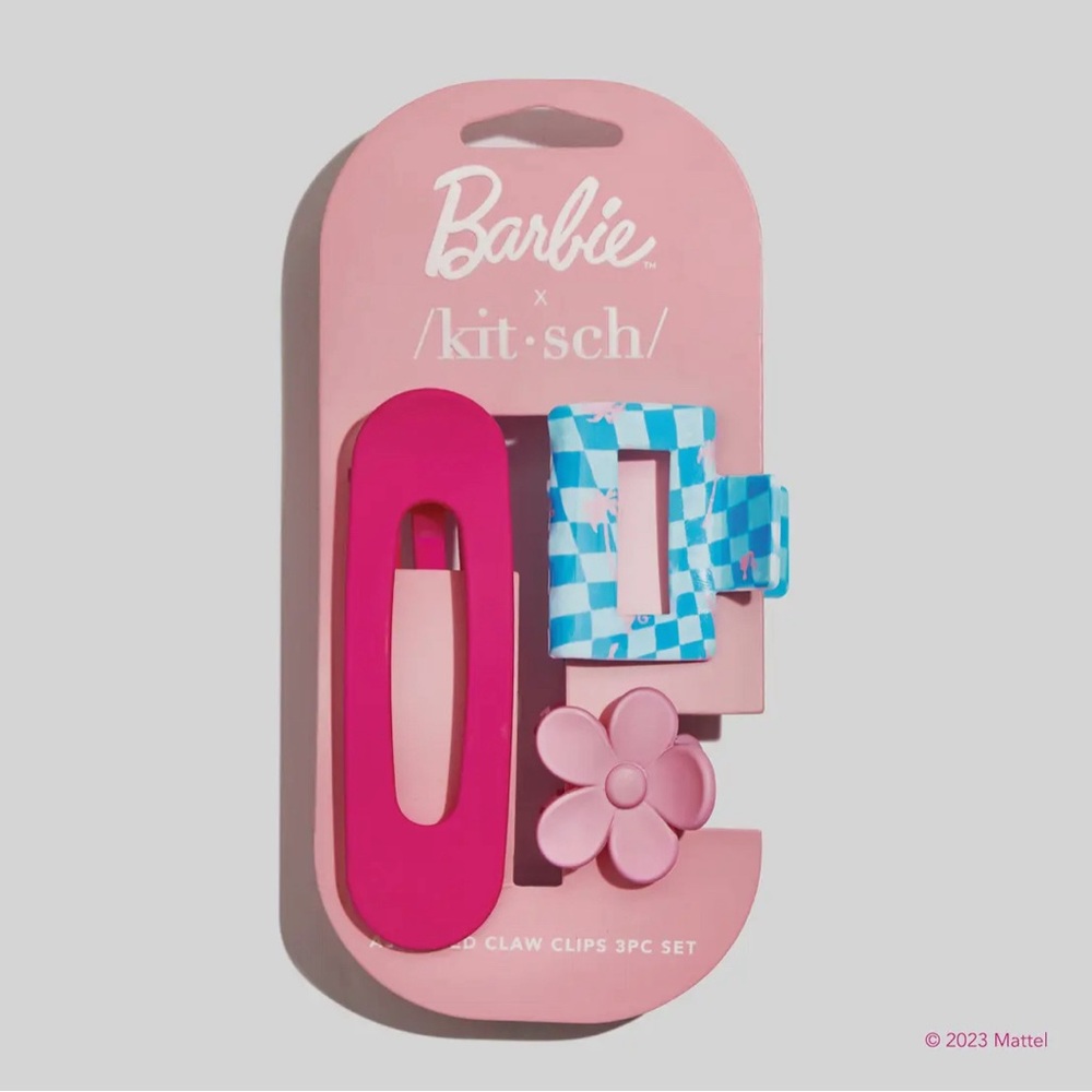 New! Kitsch Barbie Hair Clips